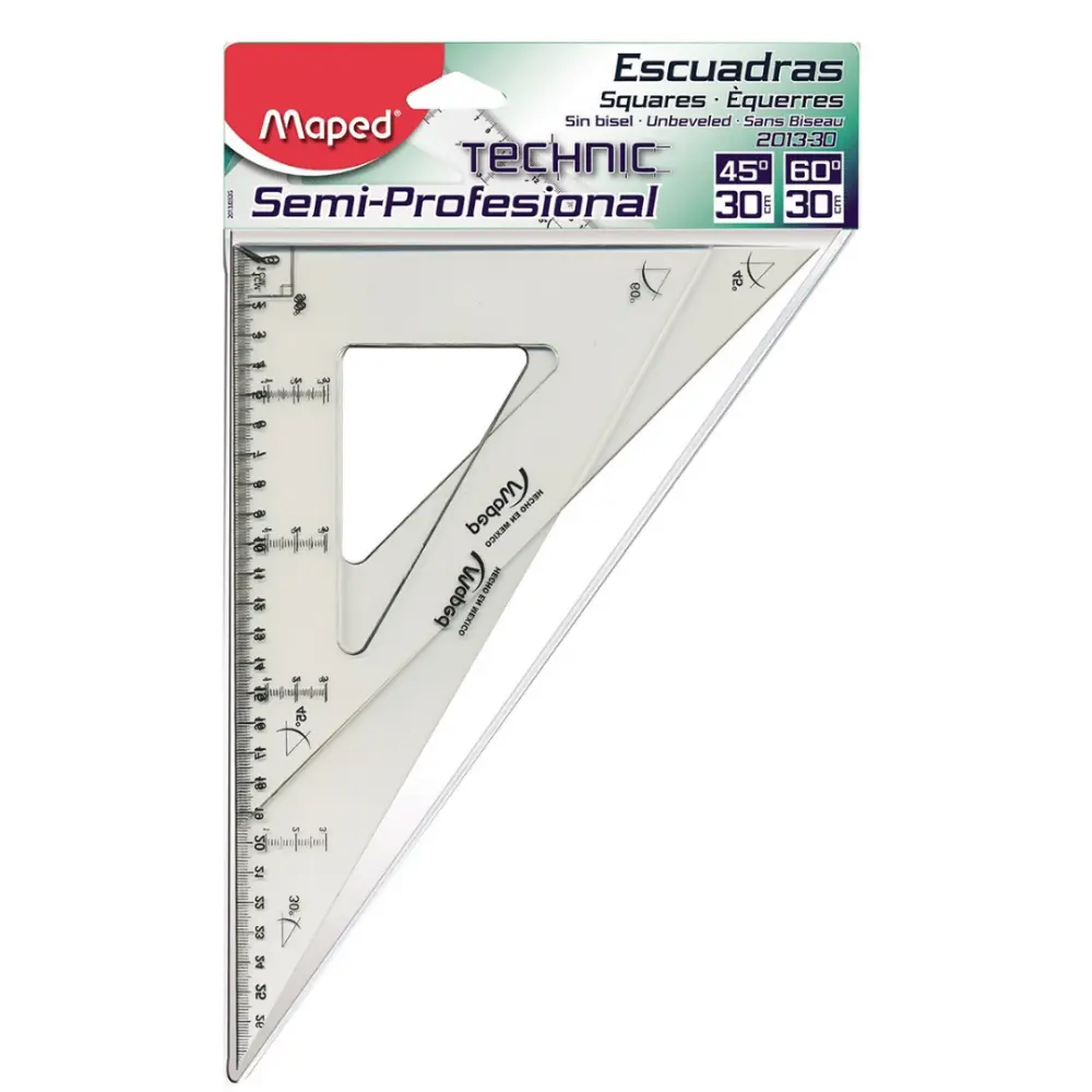 ESCUADRAS 2013J030G SEMIPROF. 30 CM C/G