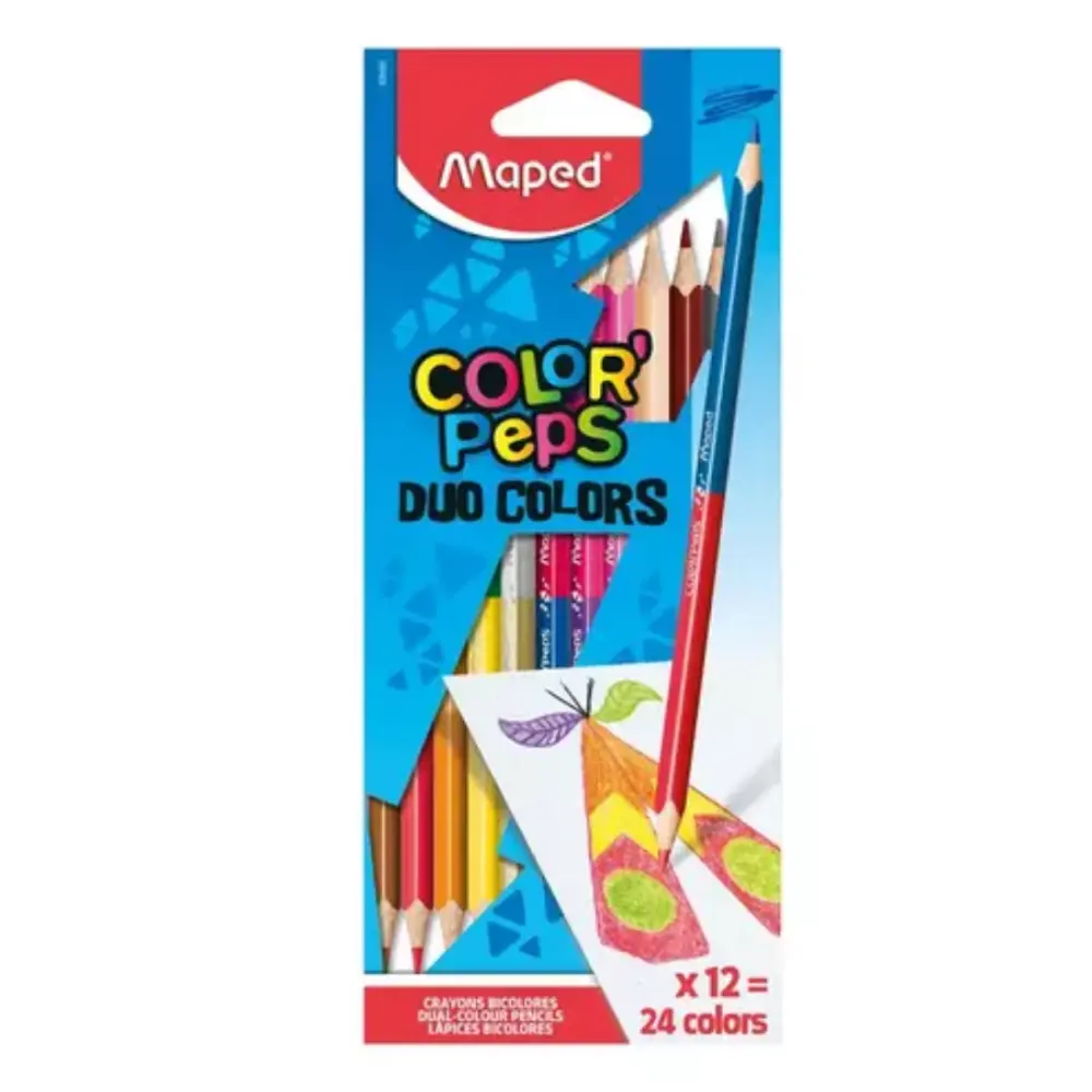 COLORES MAPED 829600 COLORPEPS DUO 12X24 PZAS.