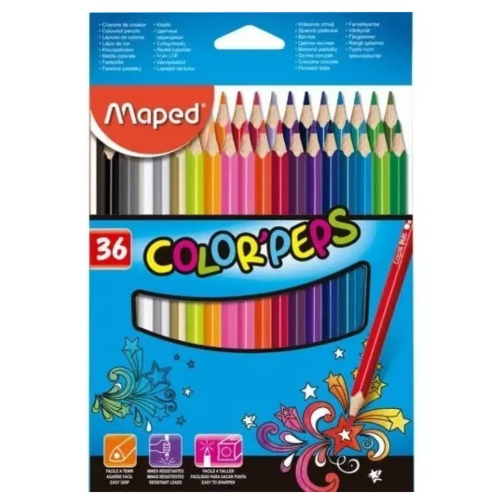 COLORES MAPED 832017 COLORPEPS  C/36 PZAS.