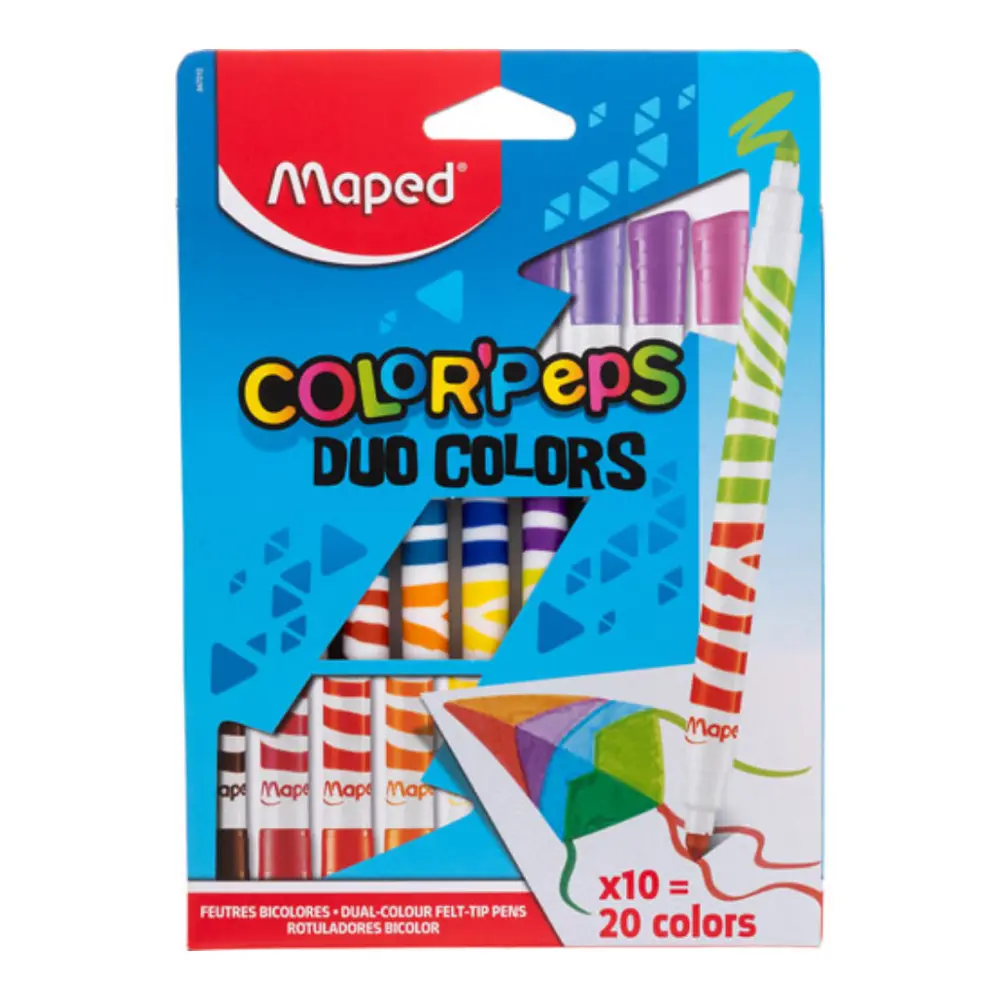 PLUMON MAPED 847010 COLORPEPS DUO 10X20 PZAS
