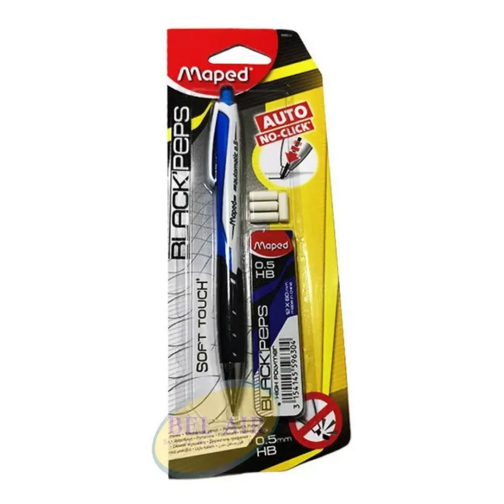 PORTA MINAS MAPED BLACK PEPS 0.5 MM C/PUNTILLA