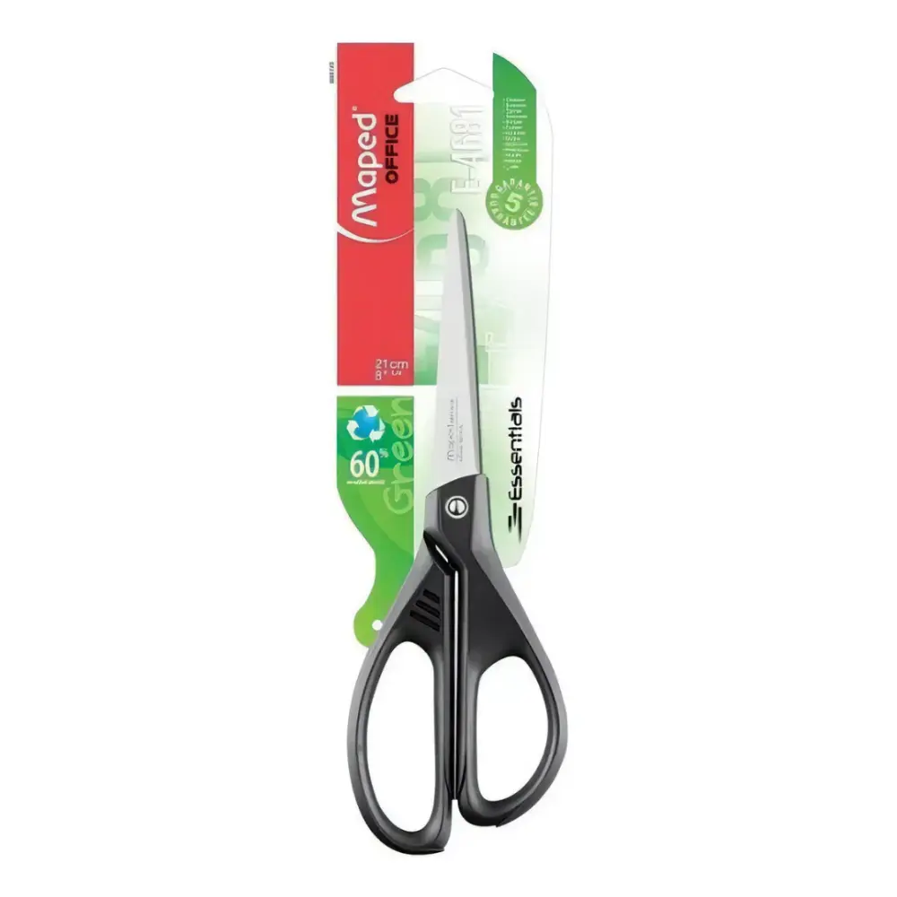 TIJERA MAPED 468110 ESSENTIALS GREEN 21 CMS.