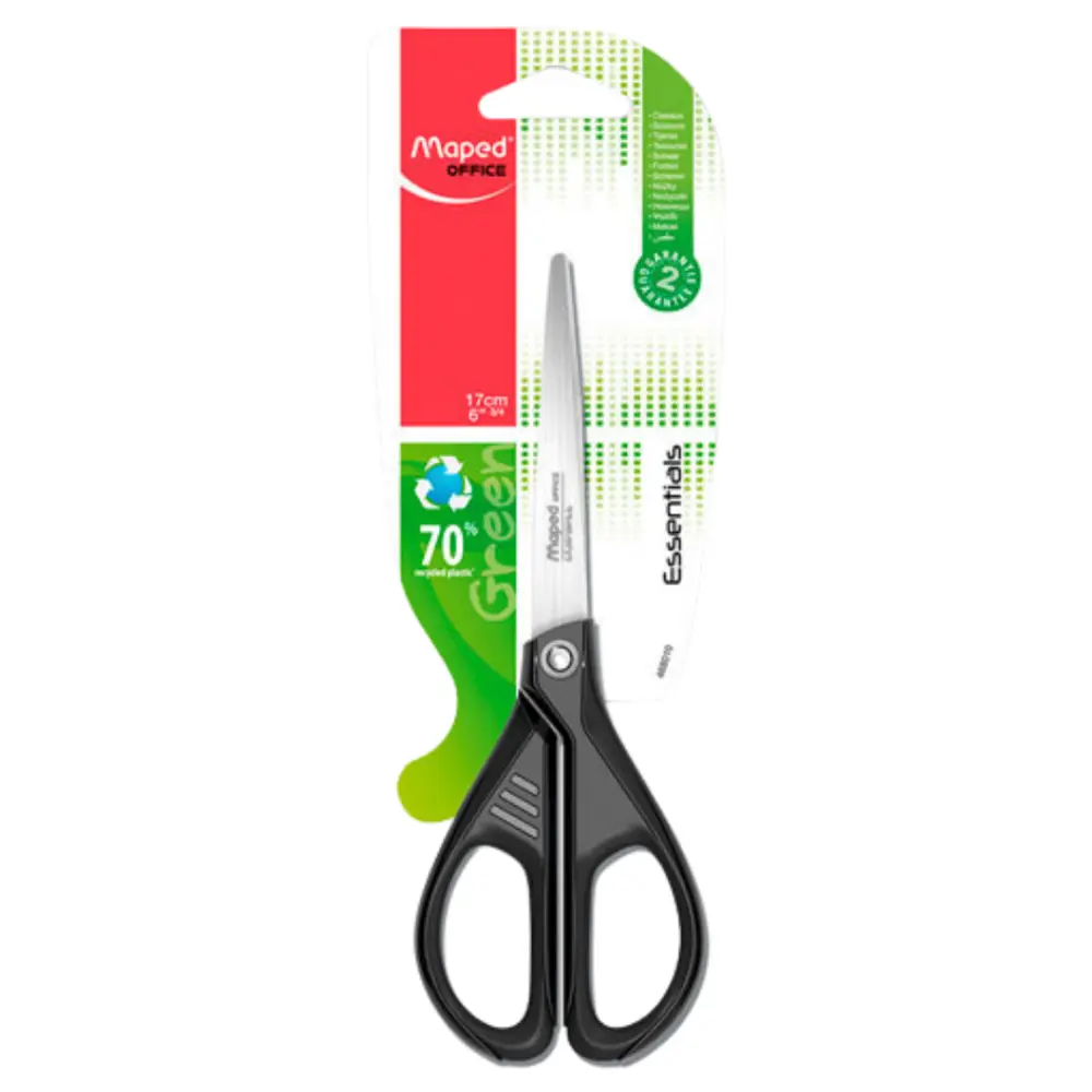 TIJERA MAPED 468010 ESSENTIALS GREEN 17 CMS.