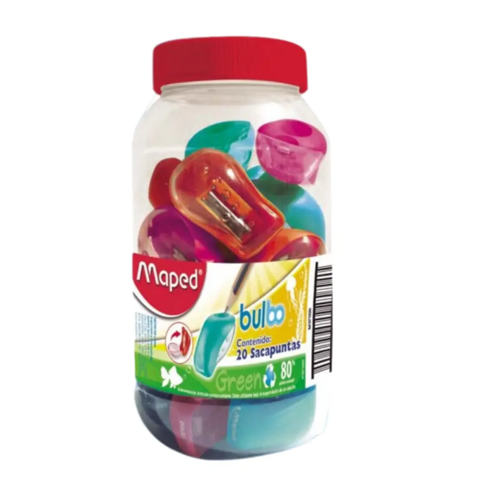 SACAPUNTAS MAPED 507100 BULBO BOTE C/20 PZAS.