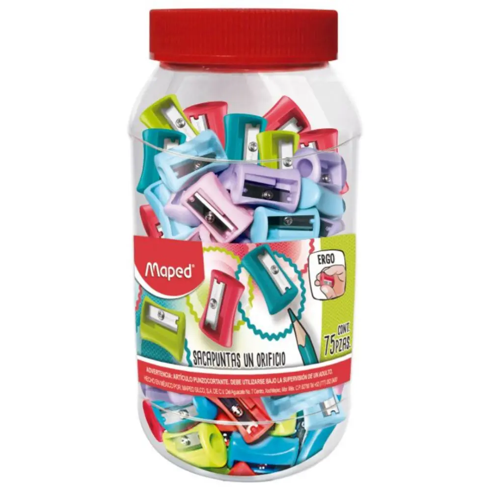 SACAPUNTAS MAPED 063082 VIVO BOTE C/75 PZA
