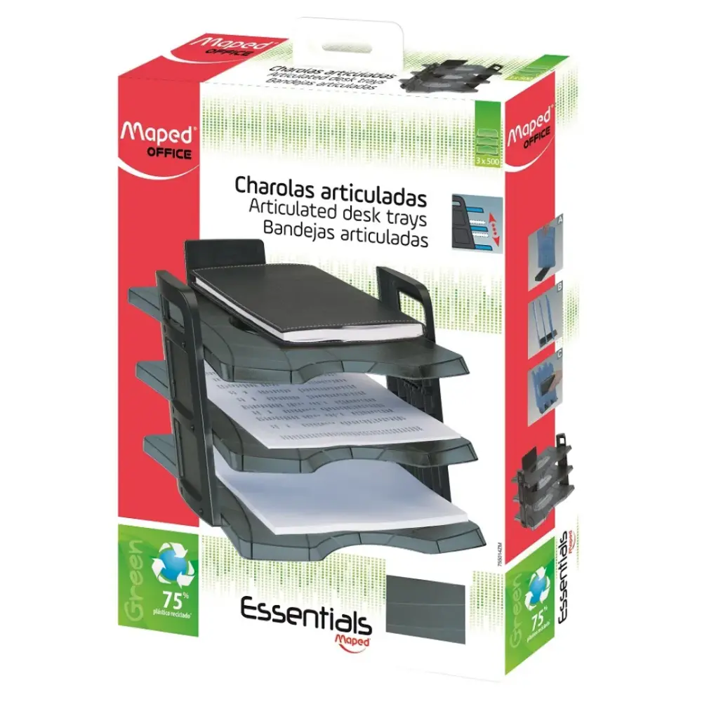 CHAROLA MAPED 755010 3 NIVELES CARTA
