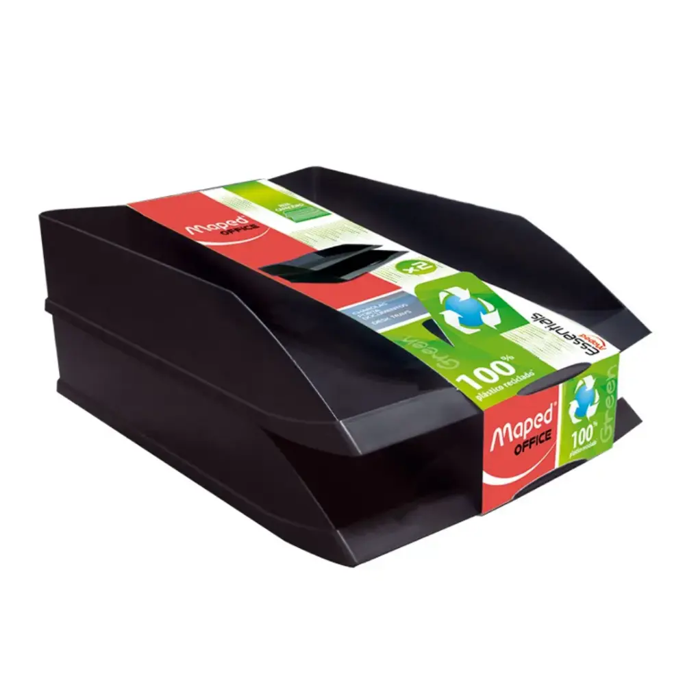 CHAROLA MAPED 755210 ESSENTIALS 2 NIVELES NEGRA