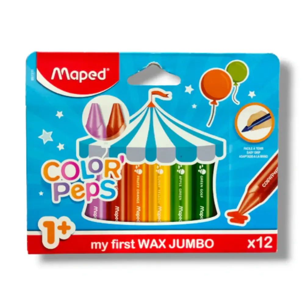 CRAYON MAPED 861311 COLORPEPS JUMBO C/12 PZAS
