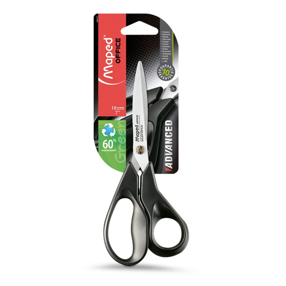 TIJERA MAPED 498110 ADVANCED GREEN MAPED 18 CM.