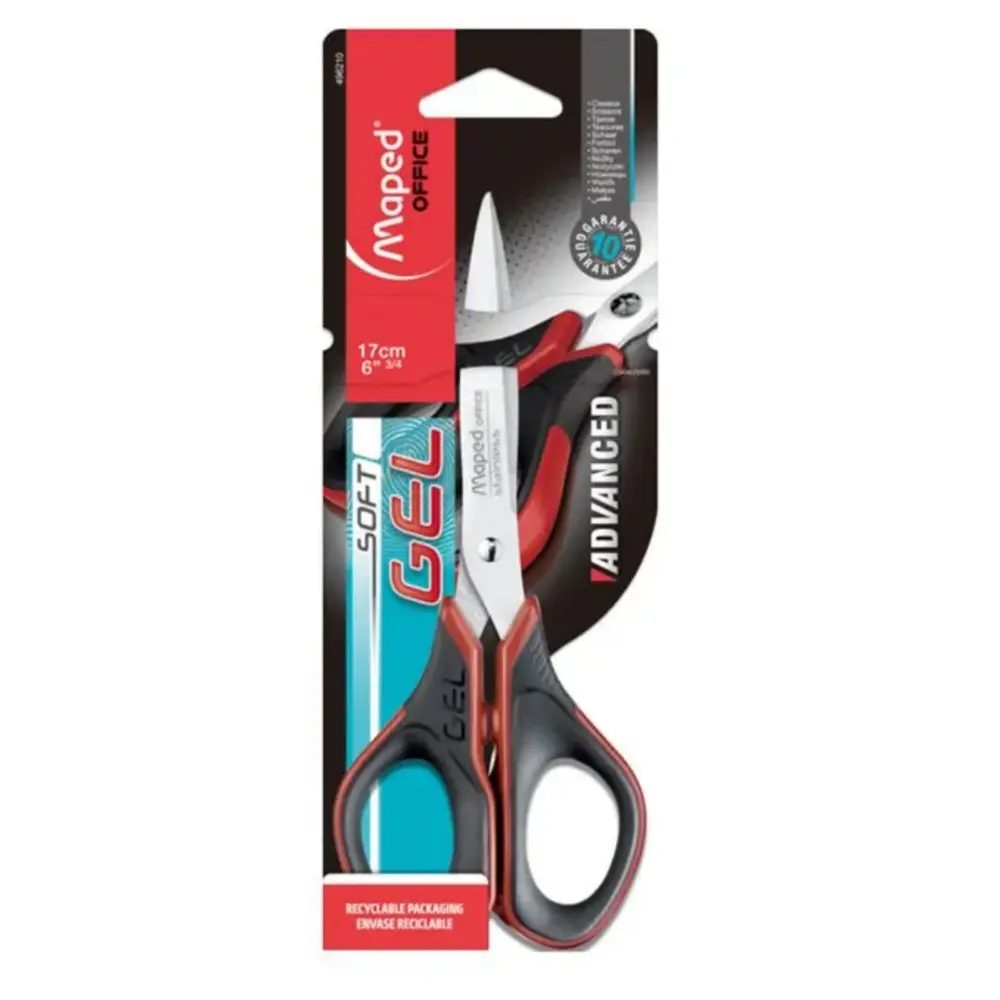 TIJERA MAPED 496210 ADVANCED SOFT GEL 6 PULG.