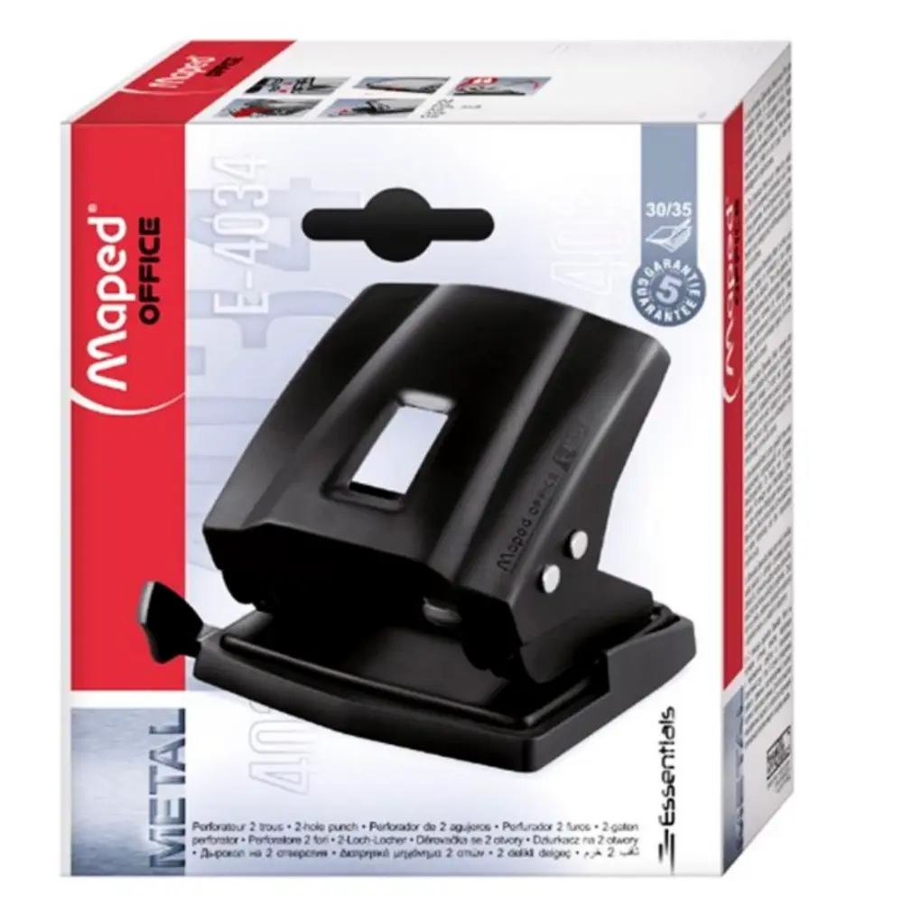 PERFORADORA MAPED ESSENTIALS METAL 2 ORIF. 402400