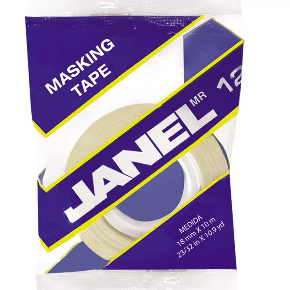 MASKING TAPE JANEL 121 18X10 MTS.