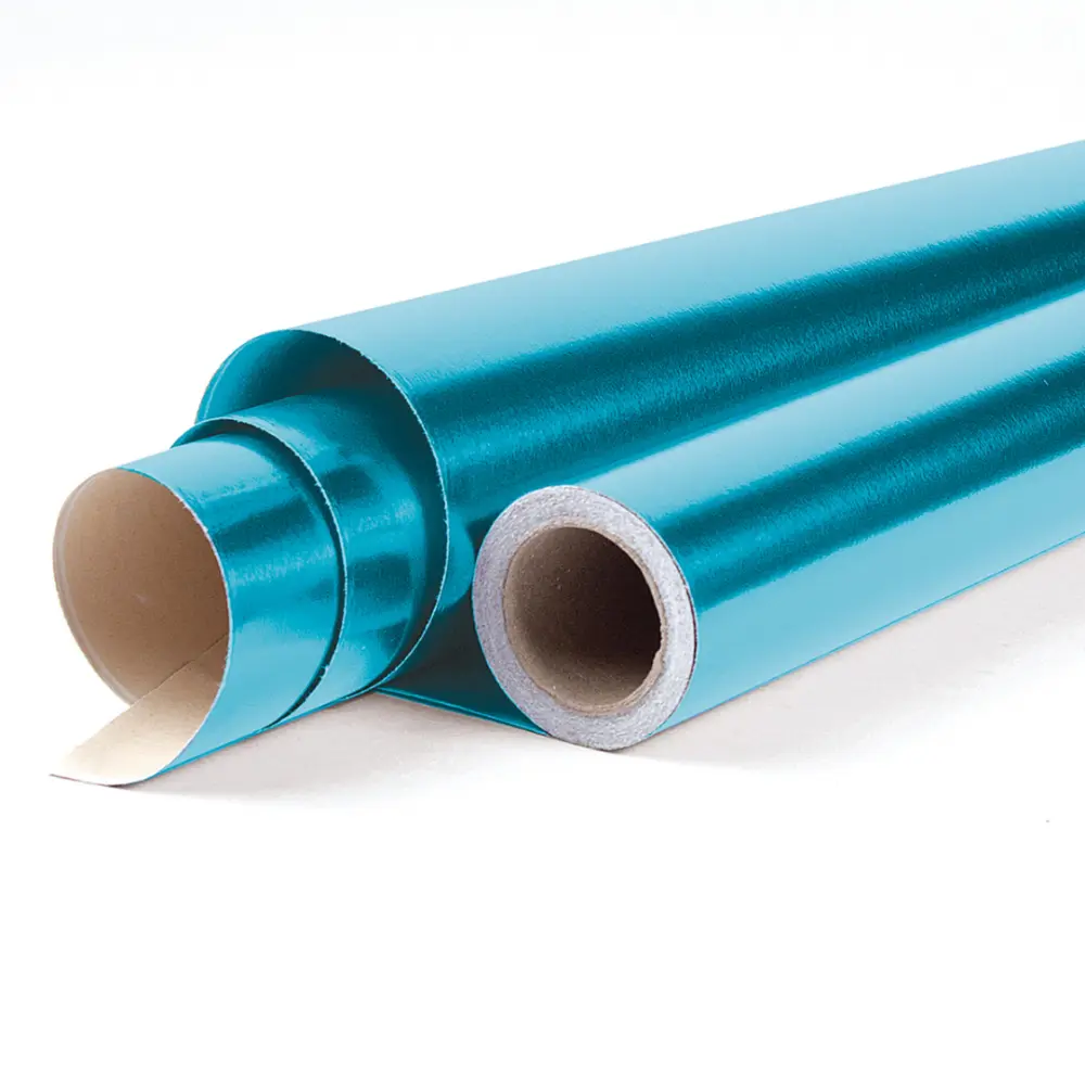 PAPEL METALICO UNIFOIL AZUL CELESTE ROLLO C/10 MTS.