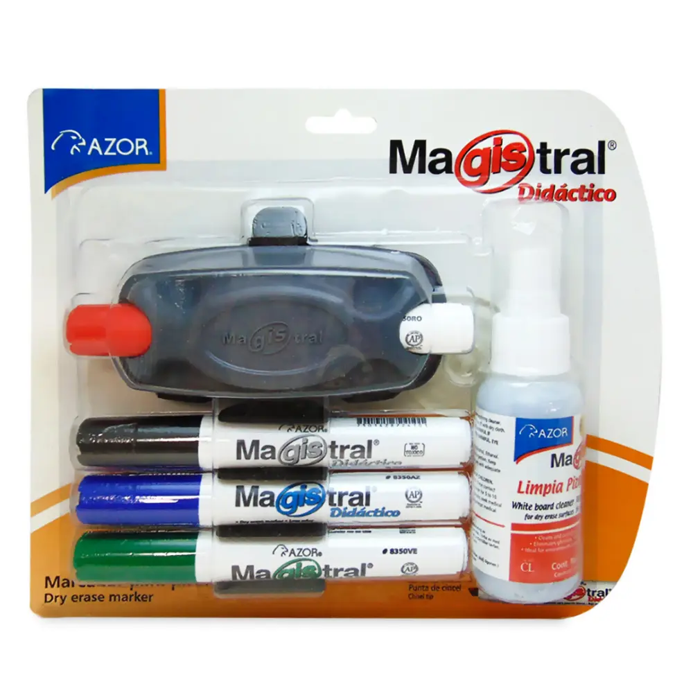 MARCADOR MAGISTRAL DIDACTICO 8350K KIT C/6 PZAS.