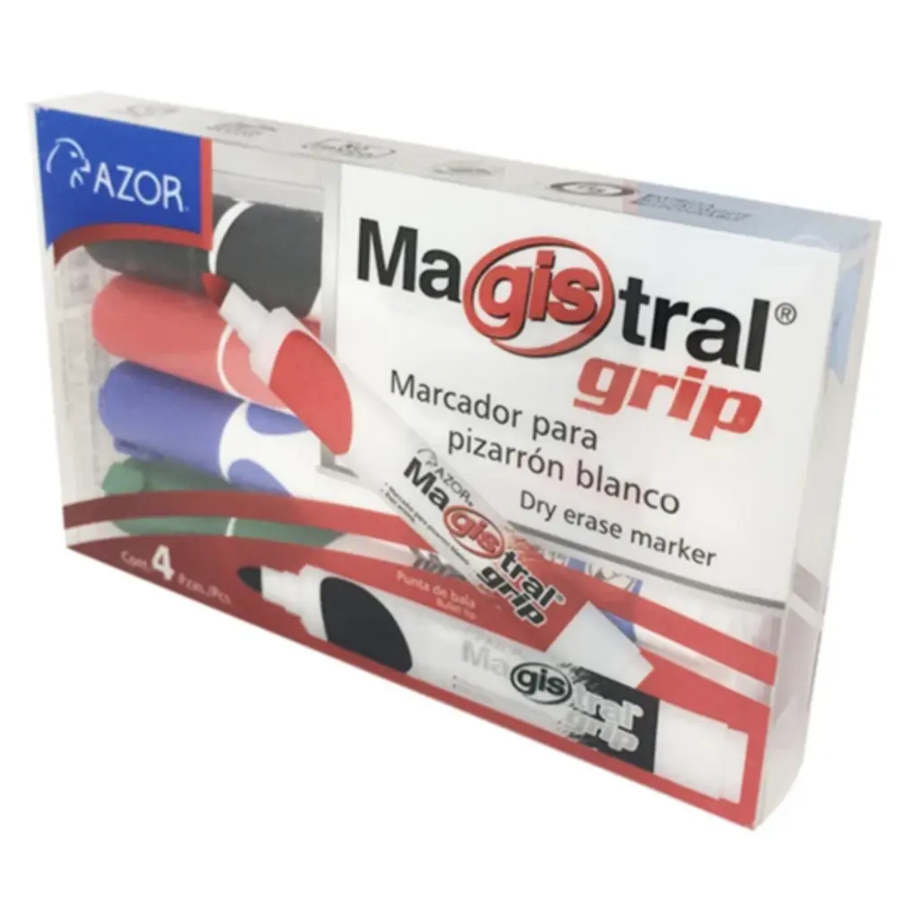 MARCADOR MAGISTRAL GRIP 8394 PTE. C/4 PZAS.