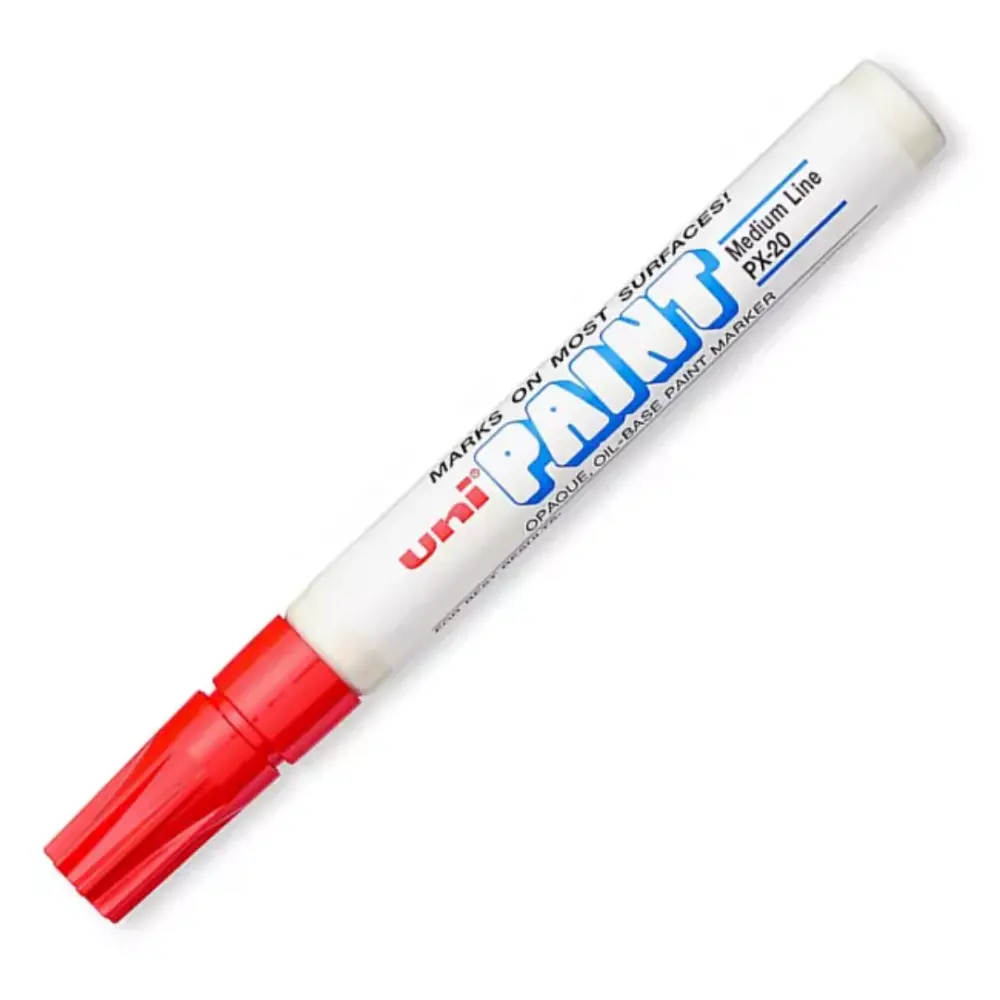 MARCADOR UNI PAINT PX-20 ROJO