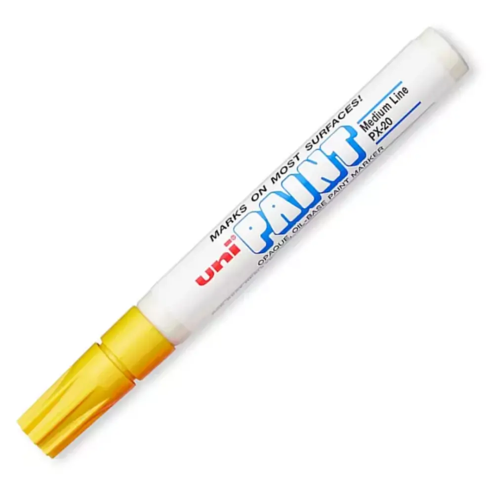MARCADOR UNI PAINT PX-20 AMARILLO