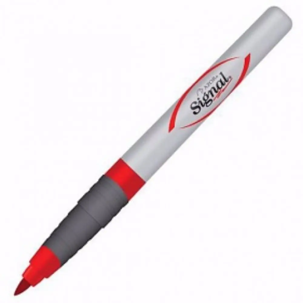 MARCADOR SIGNAL P/FINO ROJO 30002