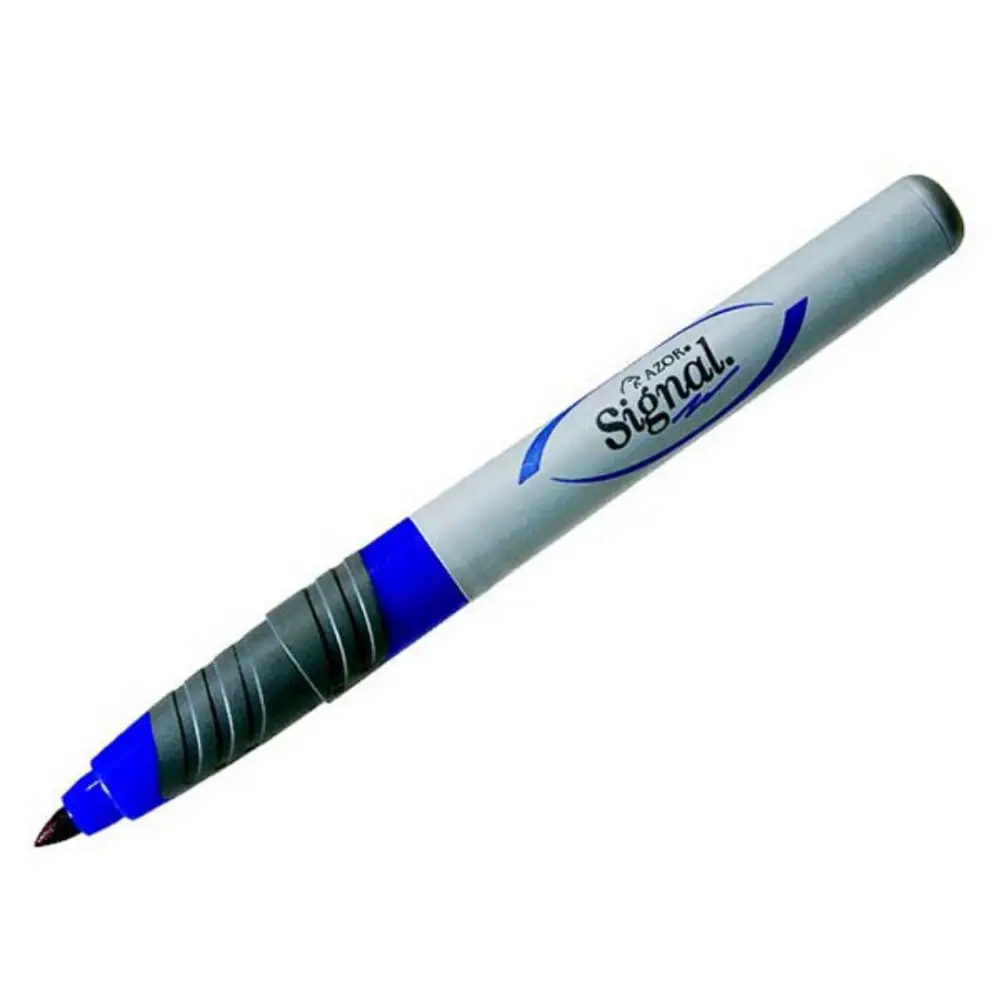 MARCADOR SIGNAL P/FINO AZUL 30003
