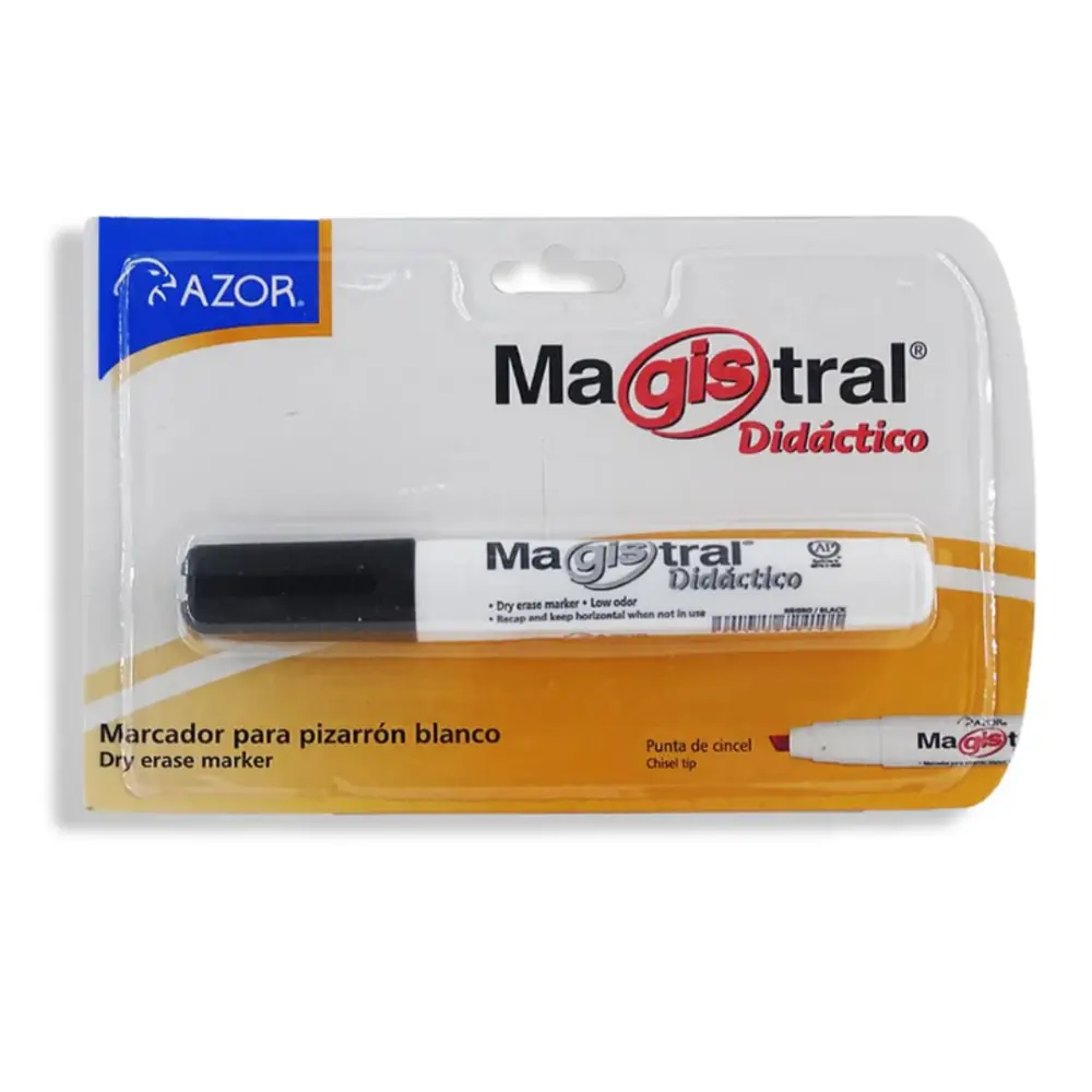 MARCADOR MAGISTRAL DIDACTICO NEGR BLIS C/1