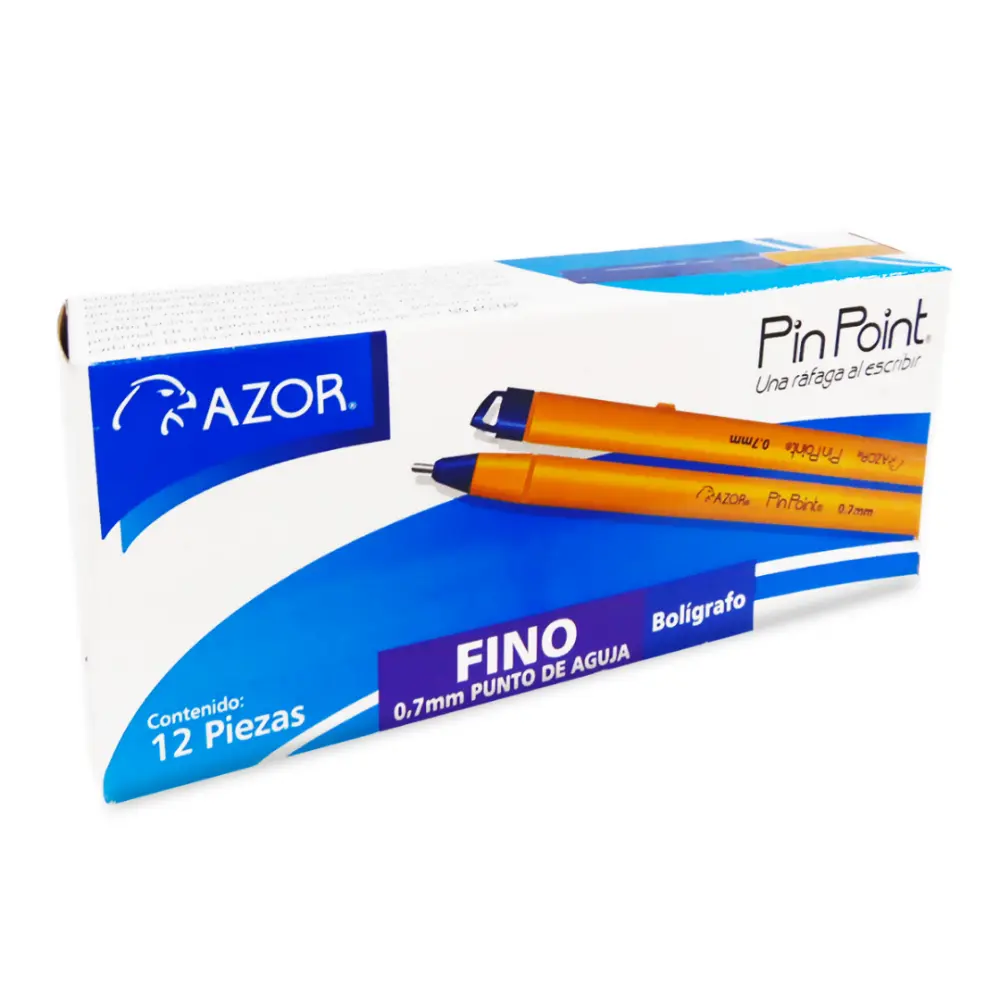BOLIGRAFO AZOR PIN POINT P/FINO AZUL