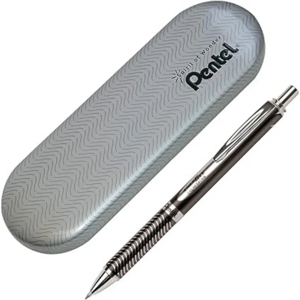 BOLIGRAFO PENTEL ENERGEL STERLING BL407-A NEGRO
