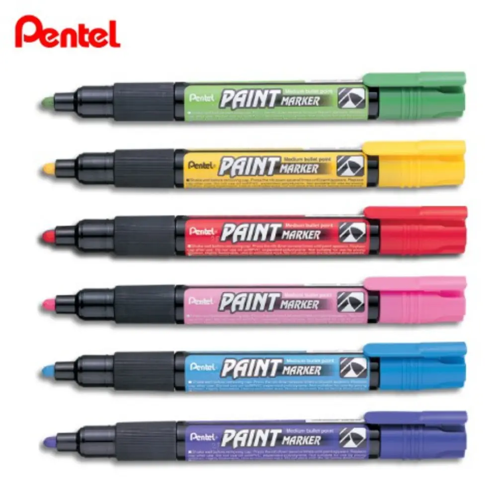 MARCADOR PENTEL PAINT MARKER MMP20-S AZUL CLARO - Image 2