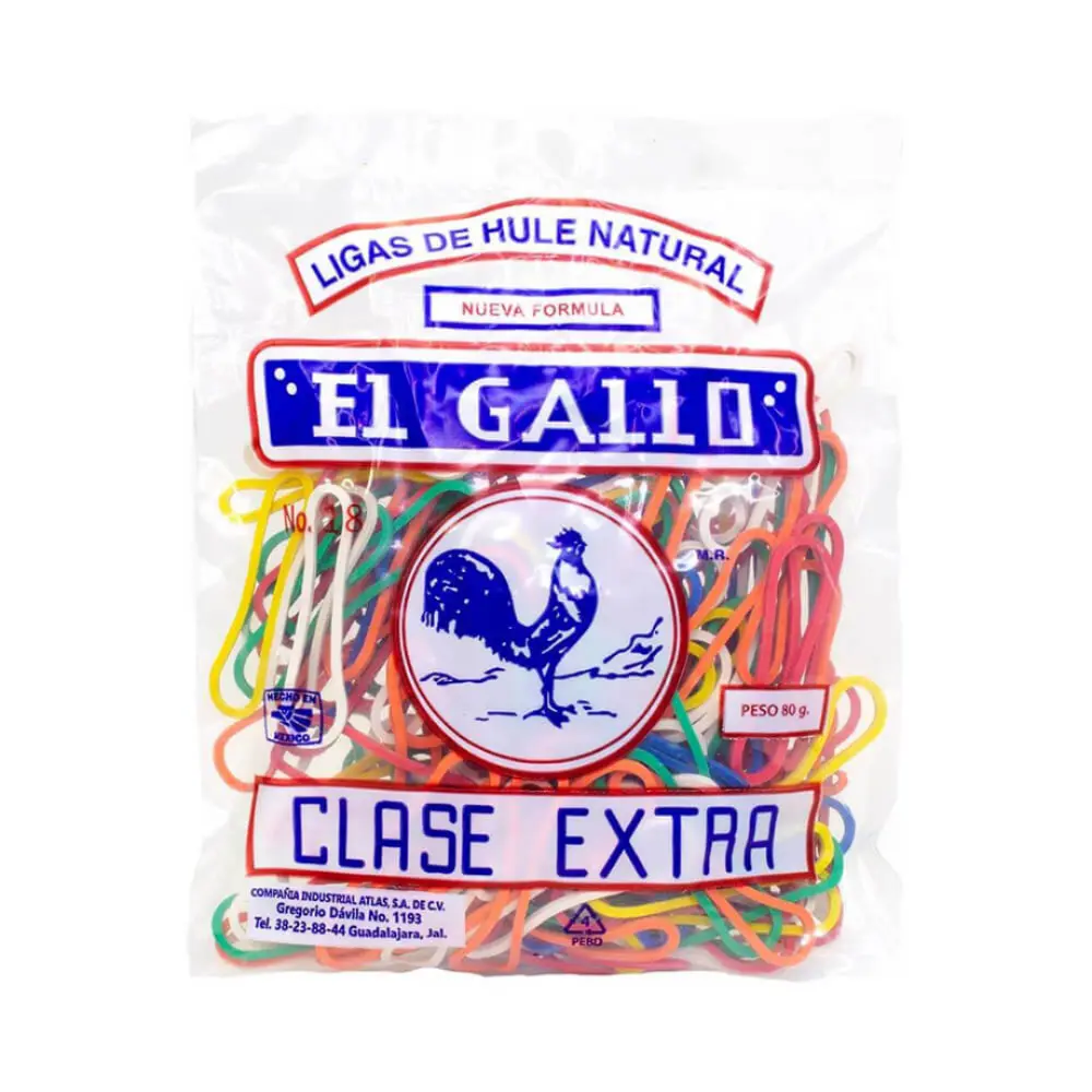 LIGA DEL GALLO NO.18 DE COLORES BOLSA C/80 GRS