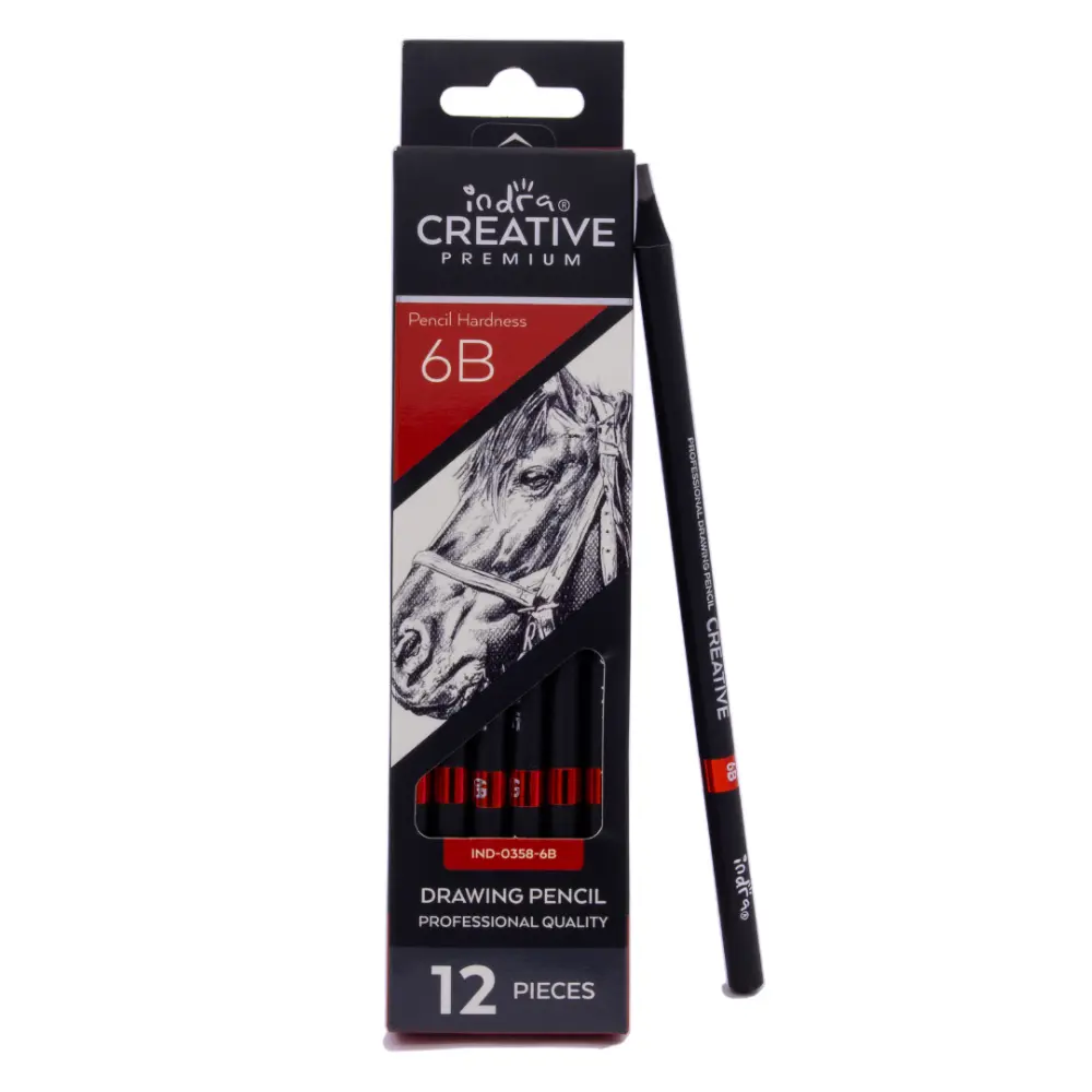 LAPIZ P/DIBUJO INDRA 6B