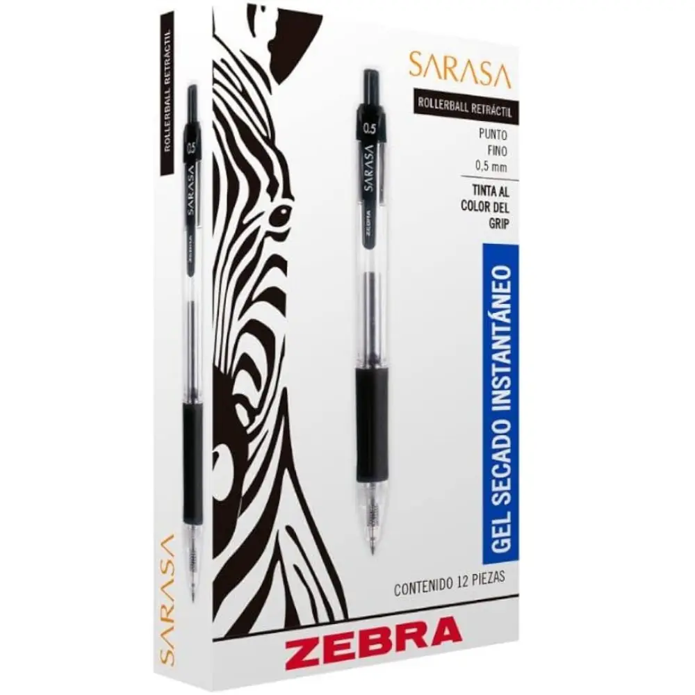 BOLIGRAFO ZEBRA GEL SARASA 0.5 8850 NEG
