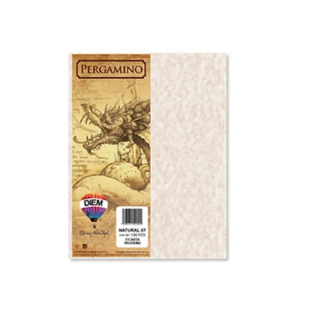 CARTULINA PERGAMINO DIEM T/C C/50 07-NATURAL