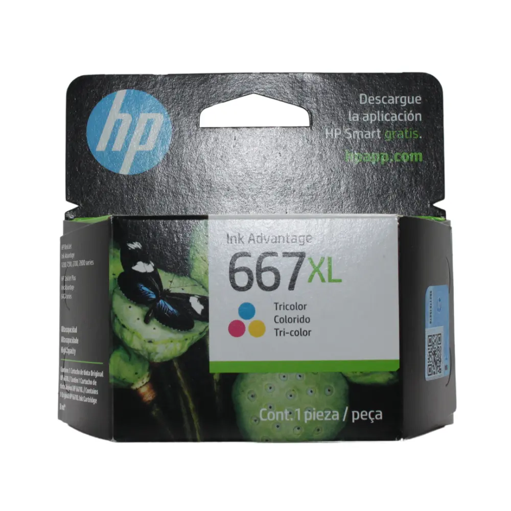 CARTUCHO HP 667 XL TRICOLOR