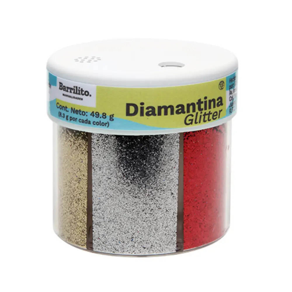 DIAMANTINA BARRILITO BOTE APLICADOR C/6 COL BASICOS 8041DYA