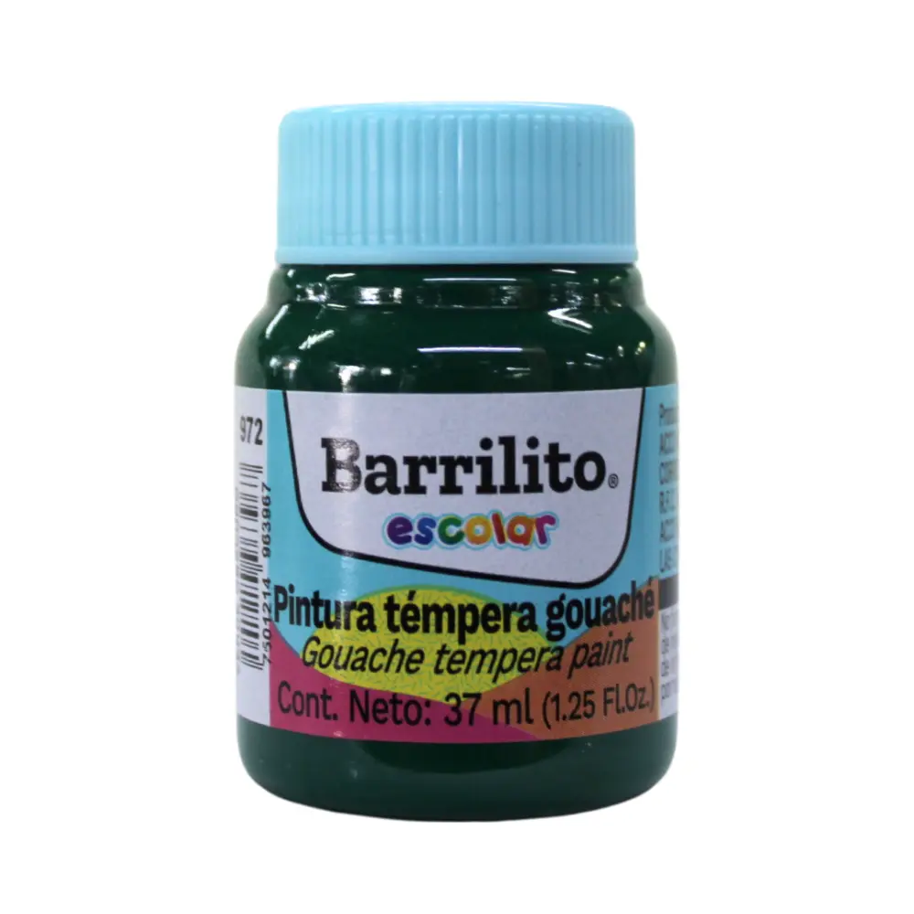 PINTURA BARRILITO TEMPERA NO.972 VDE OB.