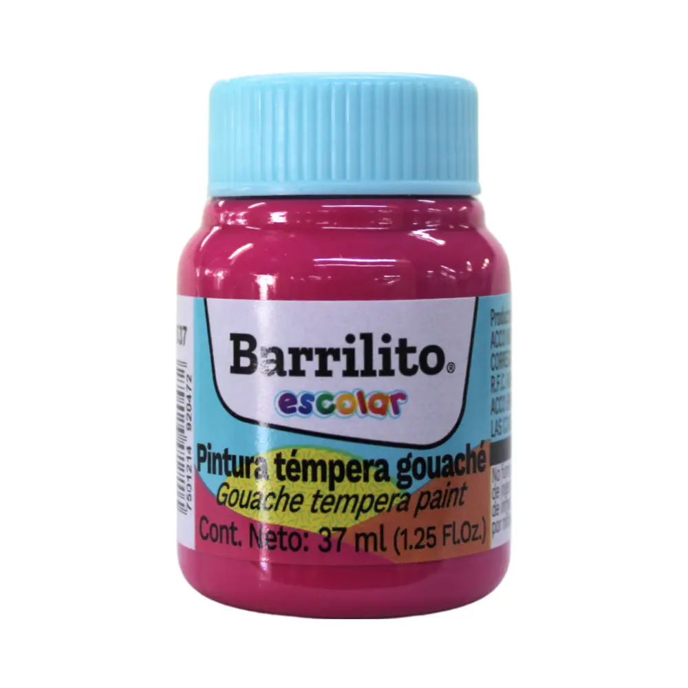 PINTURA BARRILITO TEMPERA NO.537 ROSA