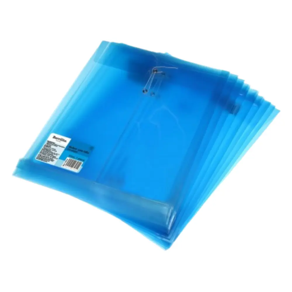 SOBRE DE PLASTICO BARRILITO CARTA 115VCA AZUL
