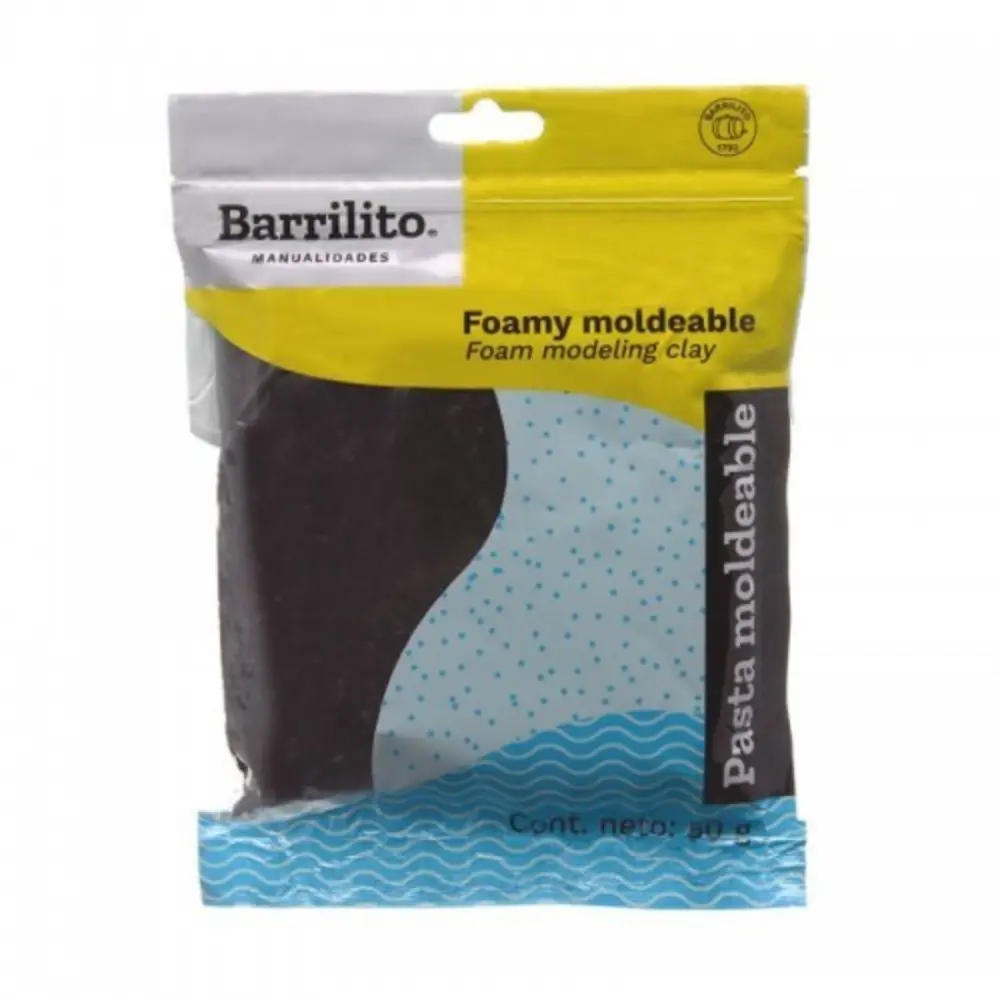FOAMY MOLDEABLE BARRILITO 8647FMNE NEGRO