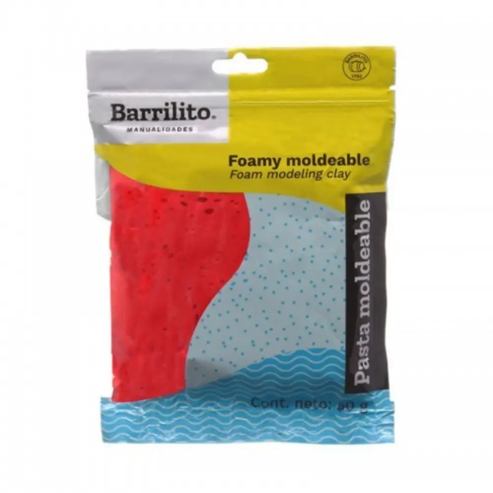FOAMY MOLDEABLE BARRILITO 8648FMRO ROJO