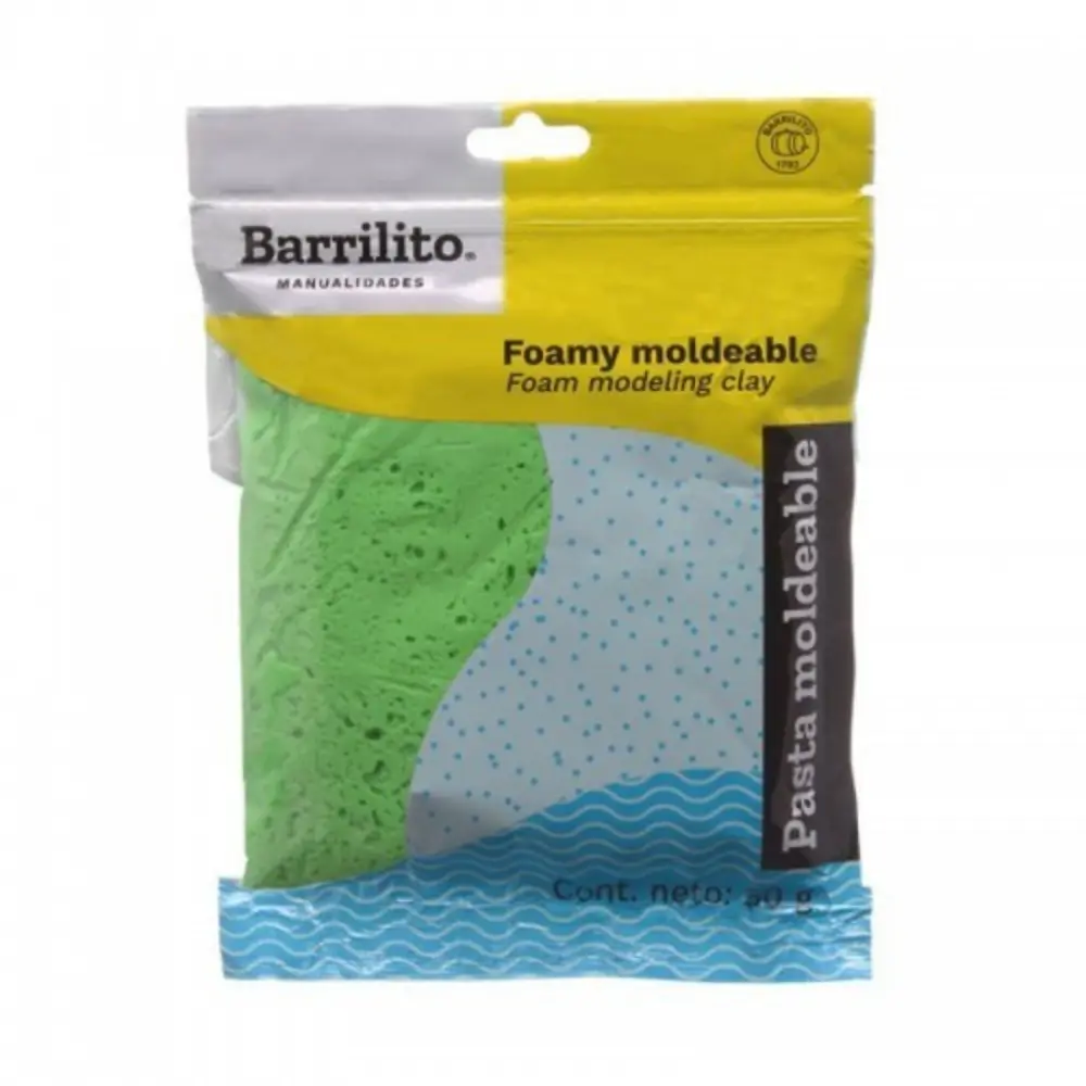FOAMY MOLDEABLE BARRILITO 8653FMVL VERDE LIMON
