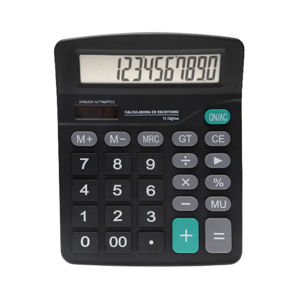 CALCULADORA JUMBO MOD. PCA4 GRANDE 12 DIGITOS