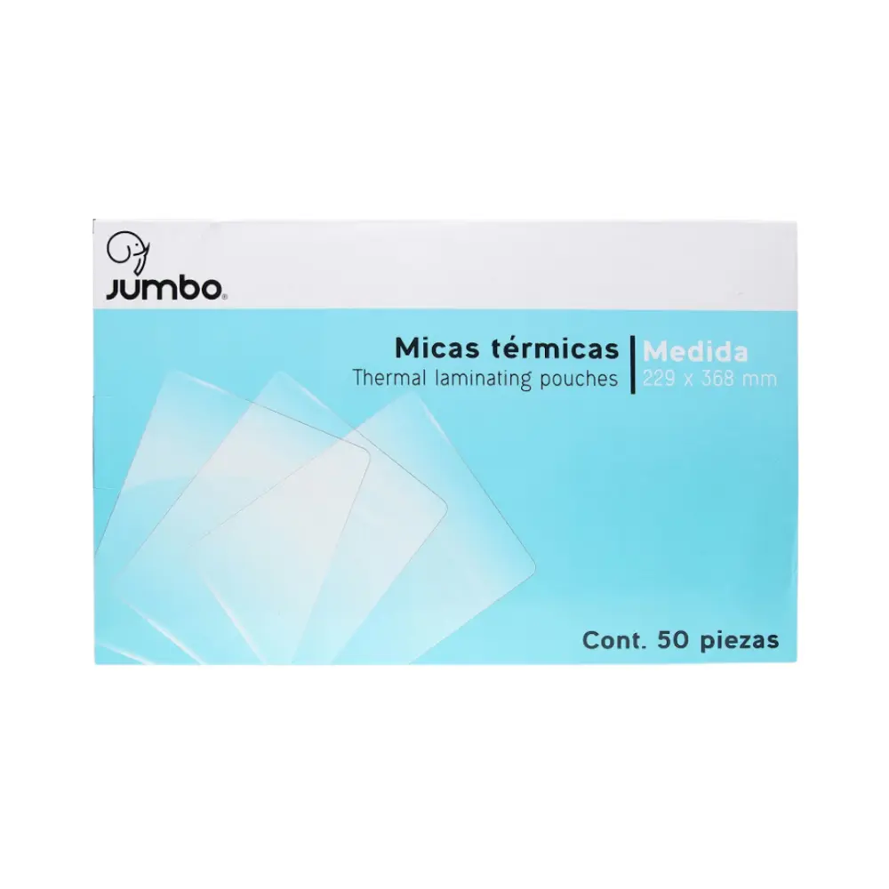 MICA TERMICA JUMBO OFICIO MTDCJ 200 MC. PTE. C/50 PZAS.