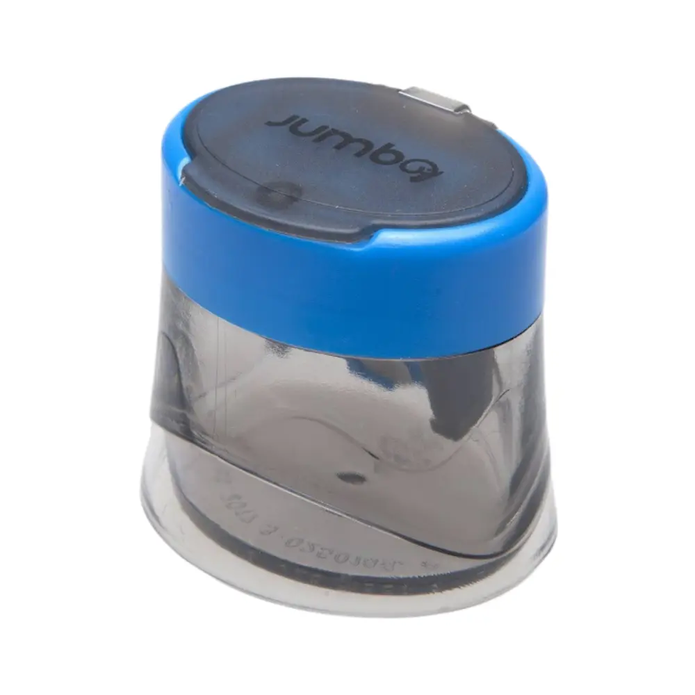 SACAPUNTAS JUMBO PS18 C/DEPOSITO DOBLE OVALADO HUMO C/12