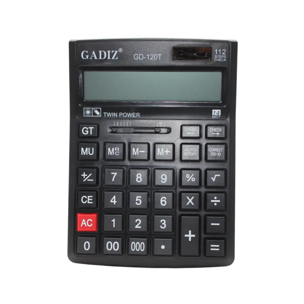 CALCULADORA GADIZ GD-120T 14 DIGITOS