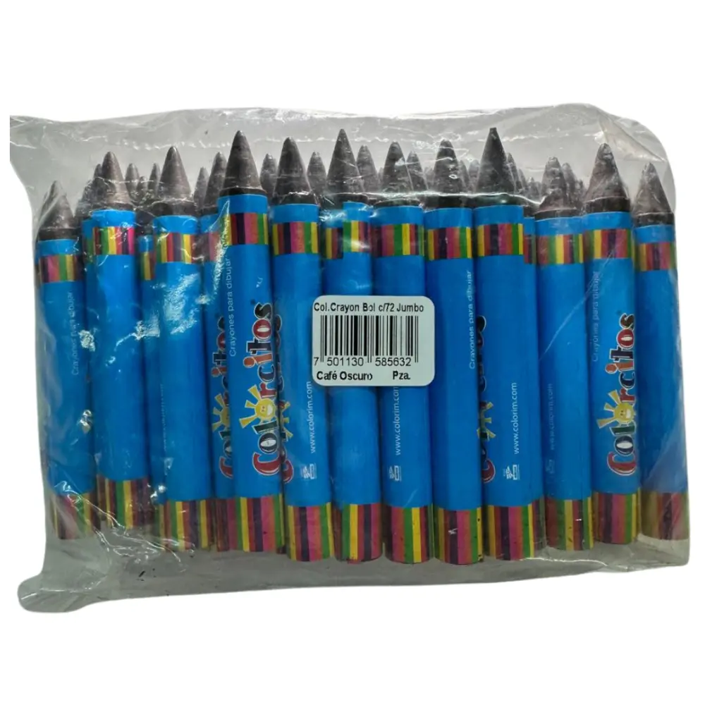 CRAYON KINDER GRUESO CAFE 000T PTE C/72 PZAS