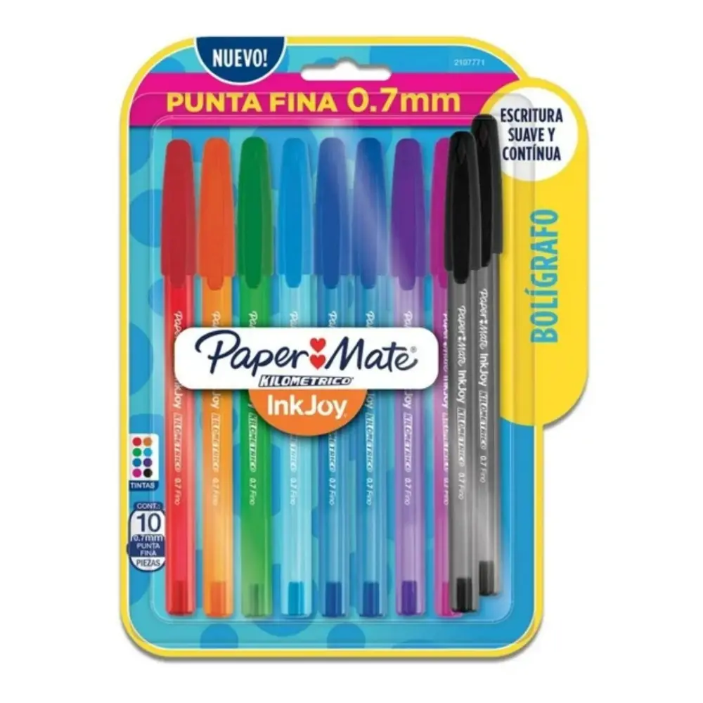 BOLIGRAFO KILOMETRICO P/FINO BLISTER C/10 PZAS.