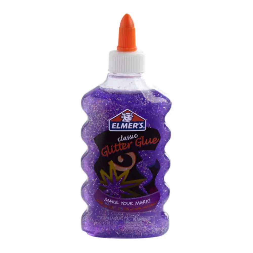PEGAMENTO ELMERS GLITTER 177 ML. MORADO