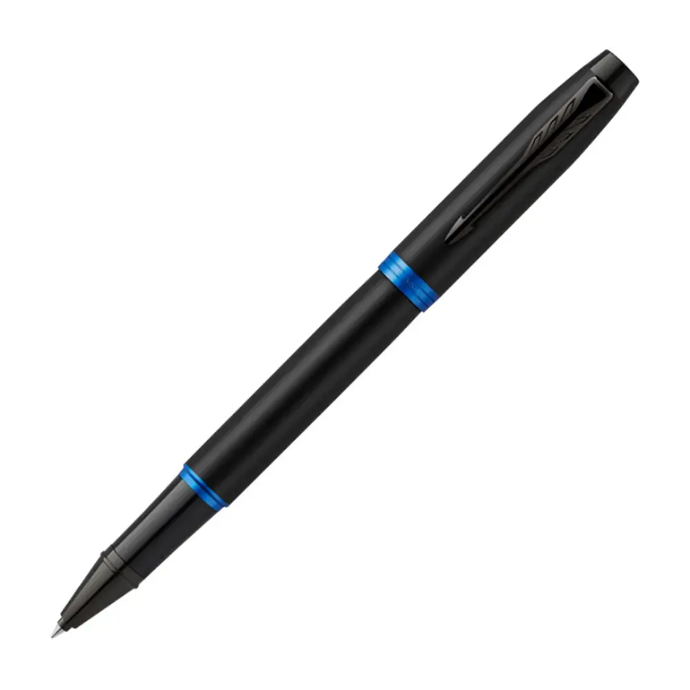 BOLIGRAFO ROLLER PARKER IM VIBRANT RINGS 2172860 NEGRO/AZUL