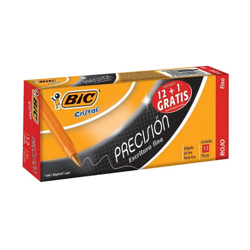 BOLIGRAFO BIC 928496 PRECISION P/FINO ROJO