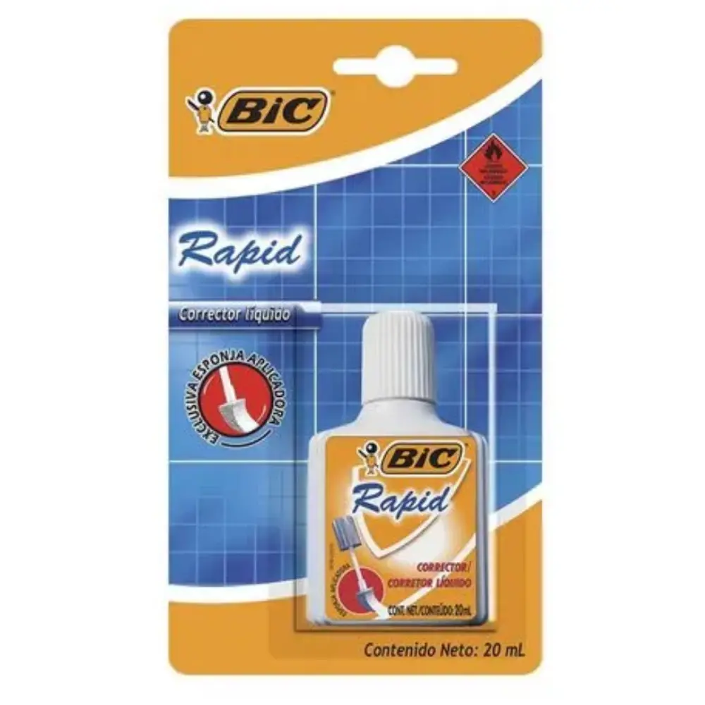 CORRECTOR BIC 867978 WHITE OUT (RAPID)