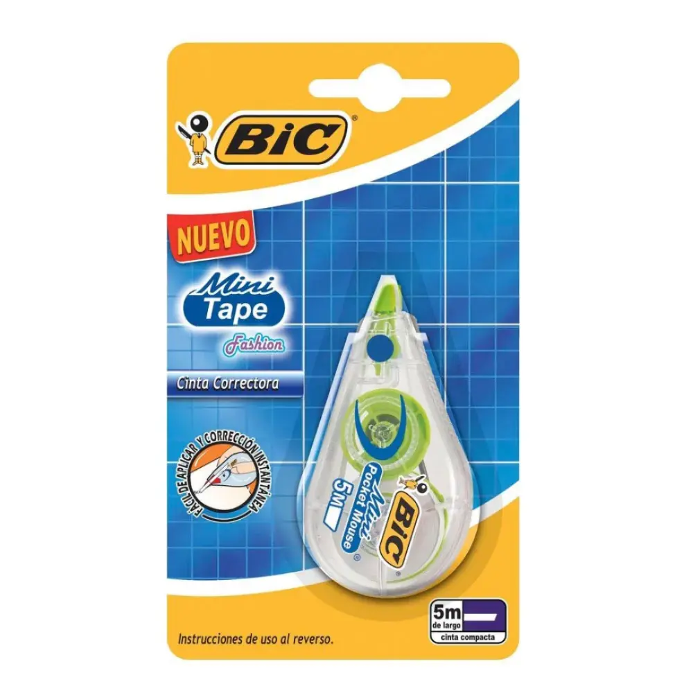CORRECTOR BIC 891548 EN CINTA MINITAPE 5 MTS.